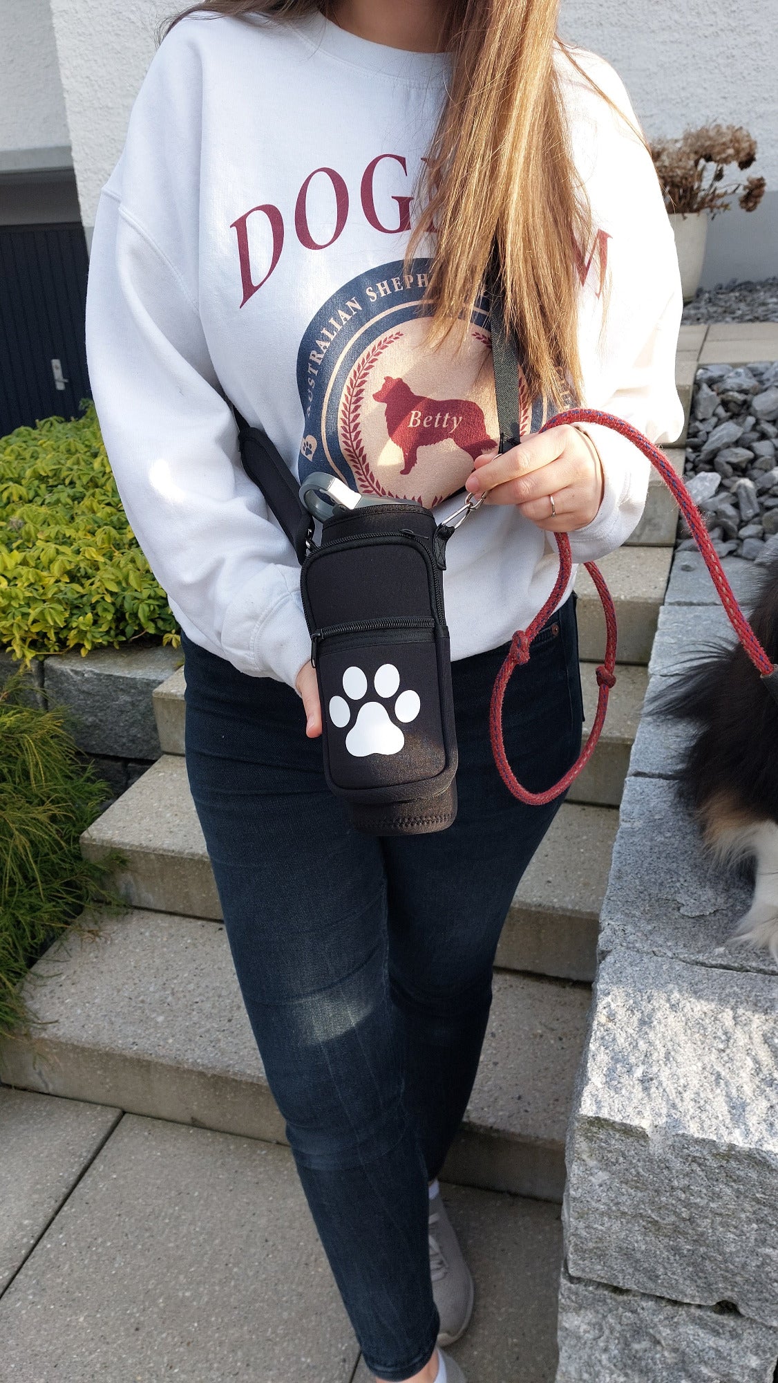 Hundespaziergang Handsfree Trinkflasche Halter