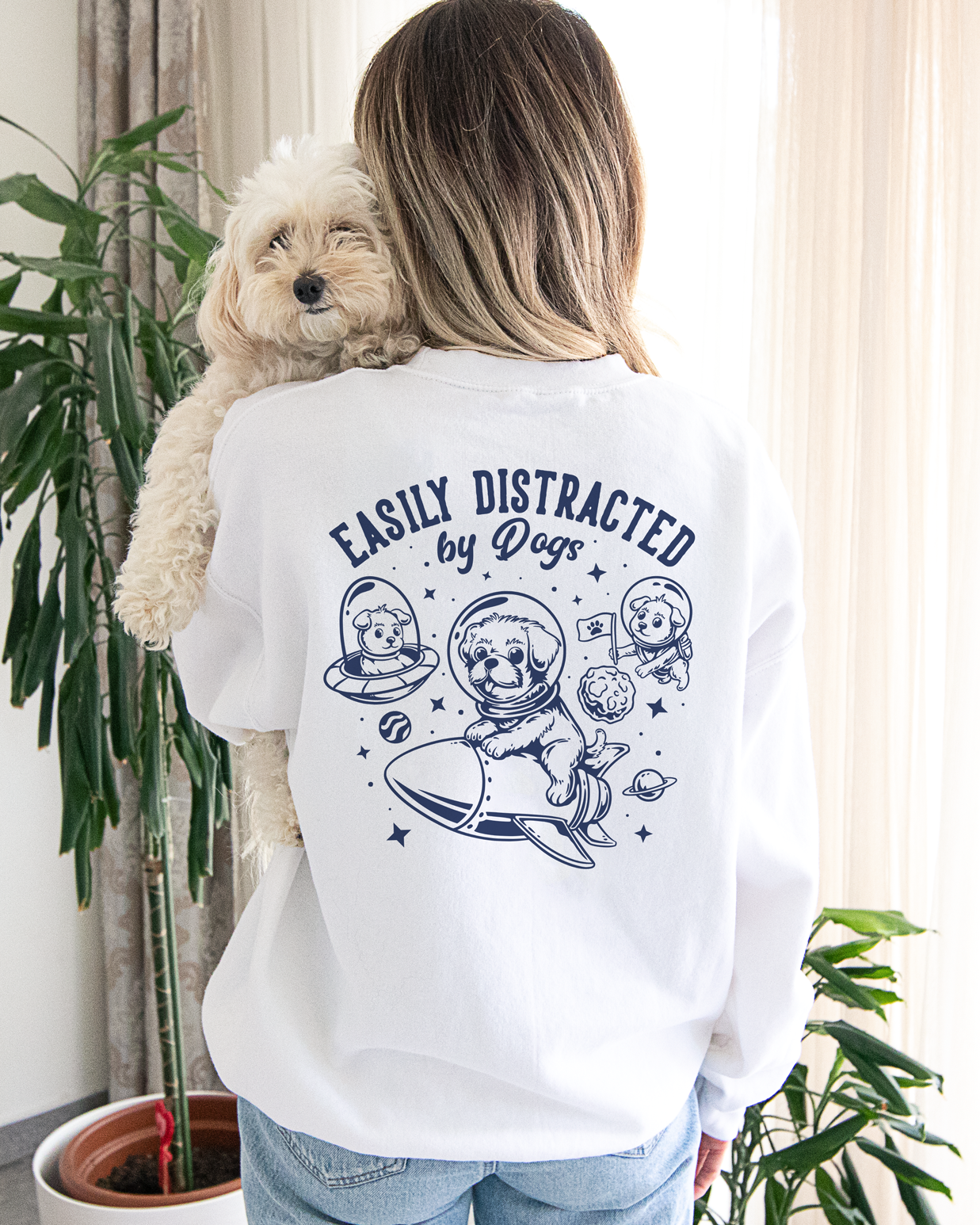 Easily distracted by dogs