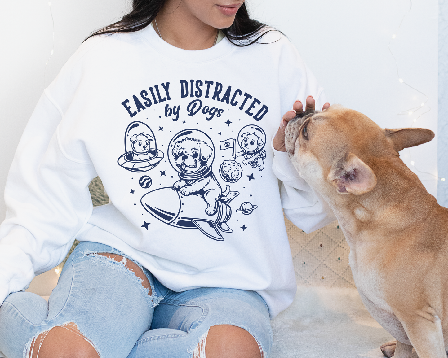 Easily distracted by dogs