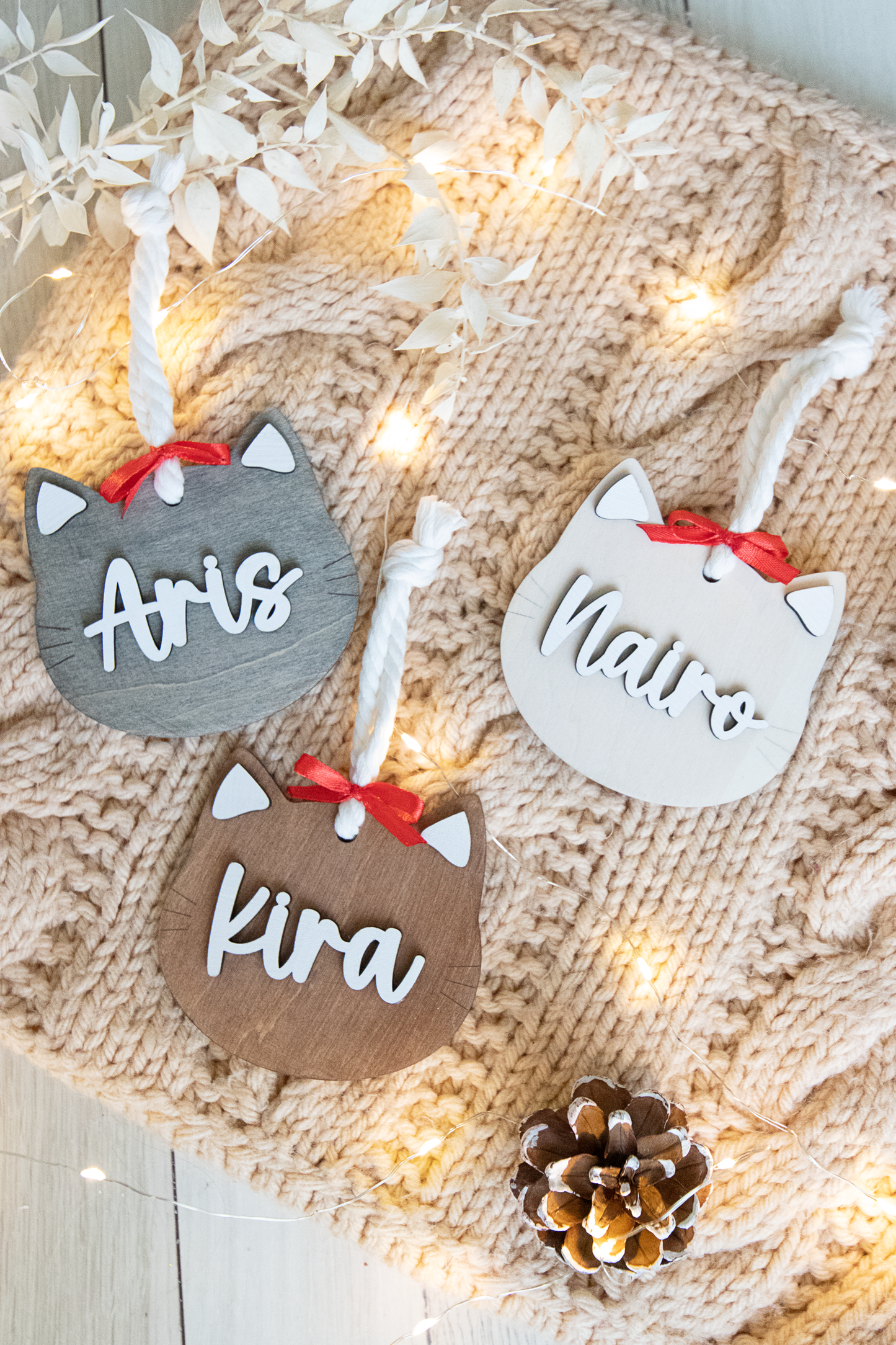 Weihnachtsbaumanhänger für Katzen