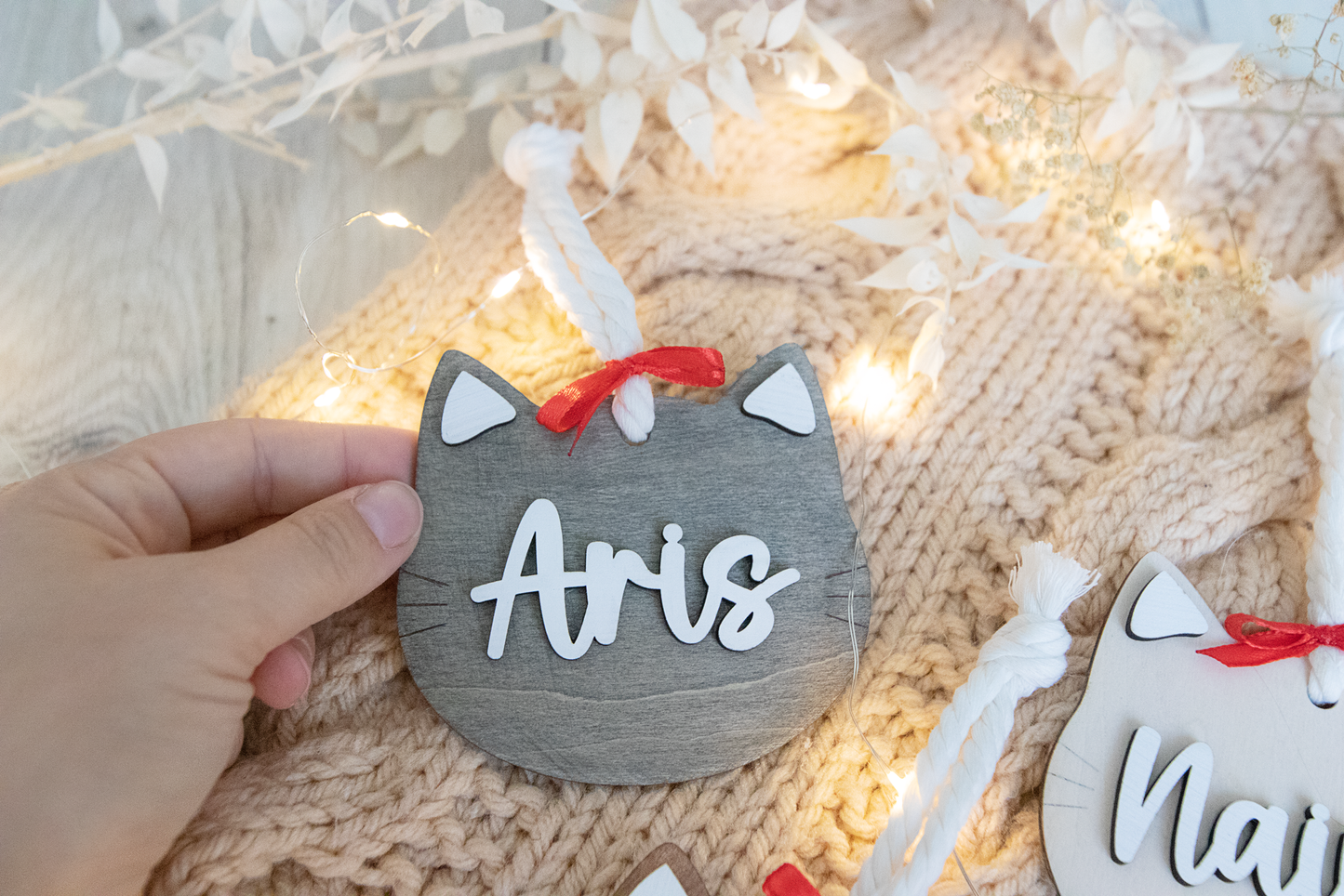 Weihnachtsbaumanhänger für Katzen
