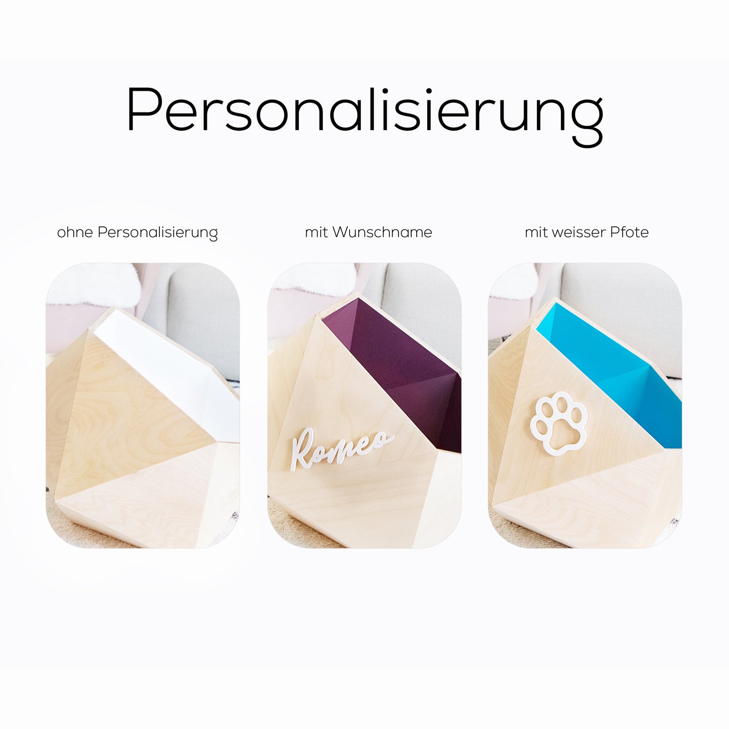 Hundespielzeug Aufbewahrung mit Pfote