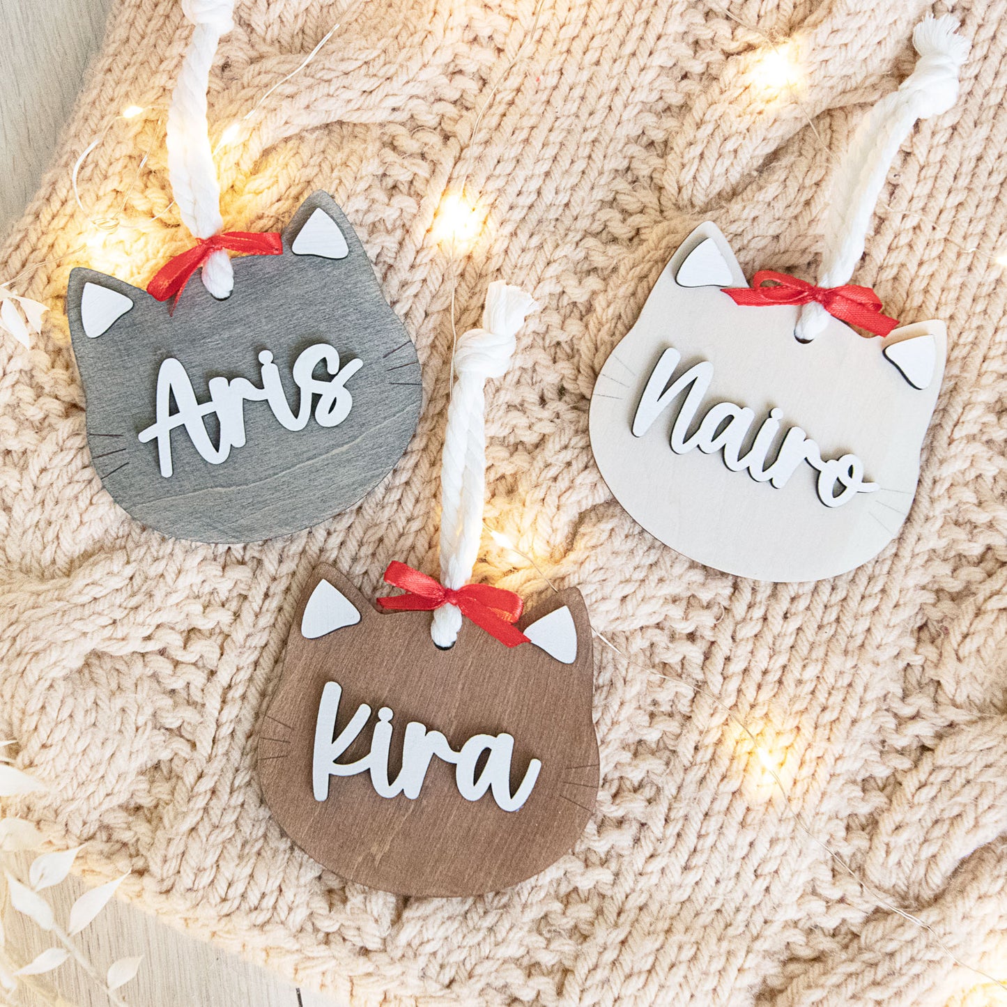 Weihnachtsbaumanhänger für Katzen