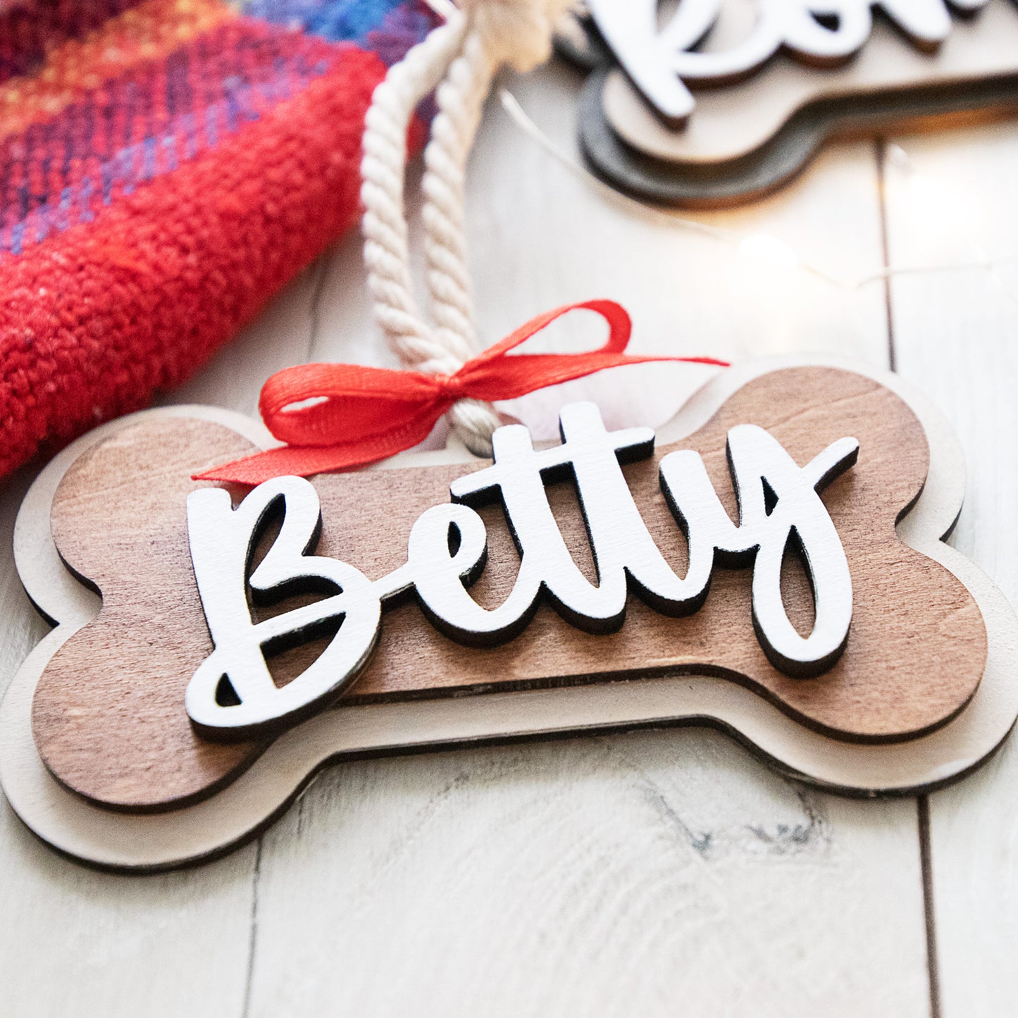 Weihnachtsbaumanhänger für Hunde