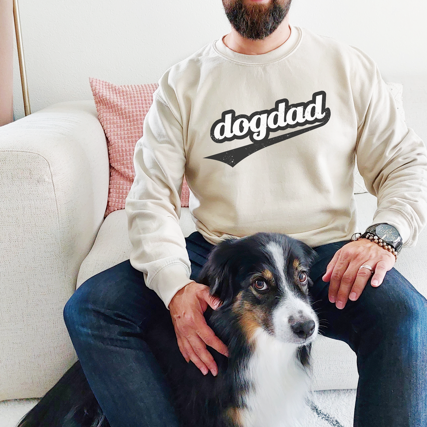 Dogdad Vatertag Geschenk für Hundebesitzer Retro