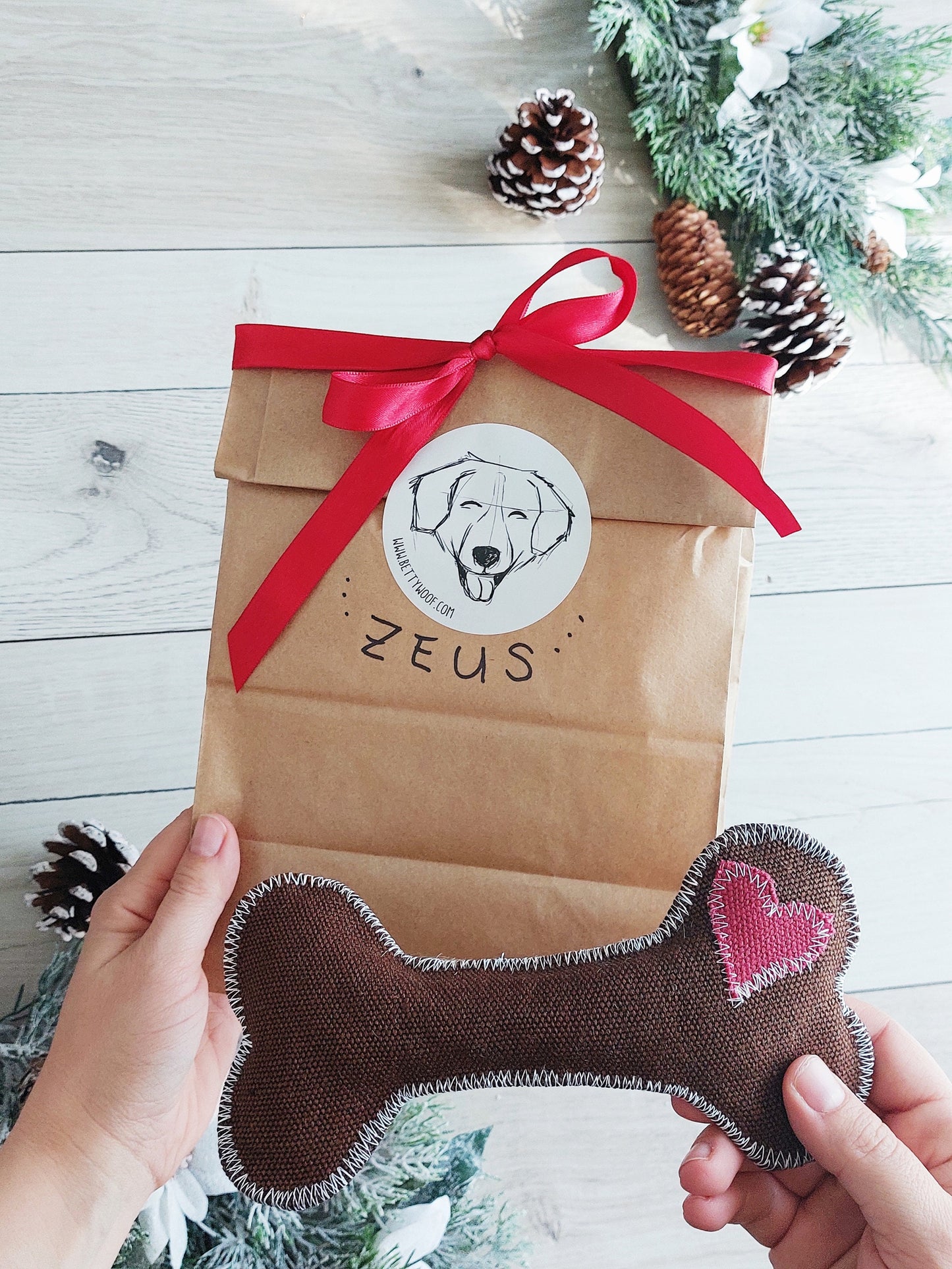 Hundeknochen Spielzeug Weihnachtsgeschenk