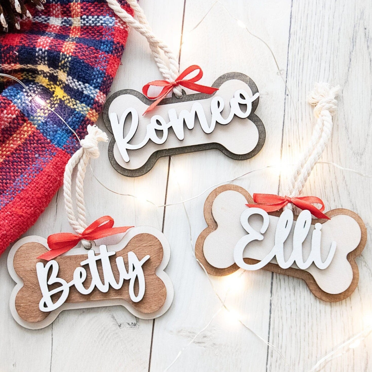 Weihnachtsbaumanhänger für Hunde