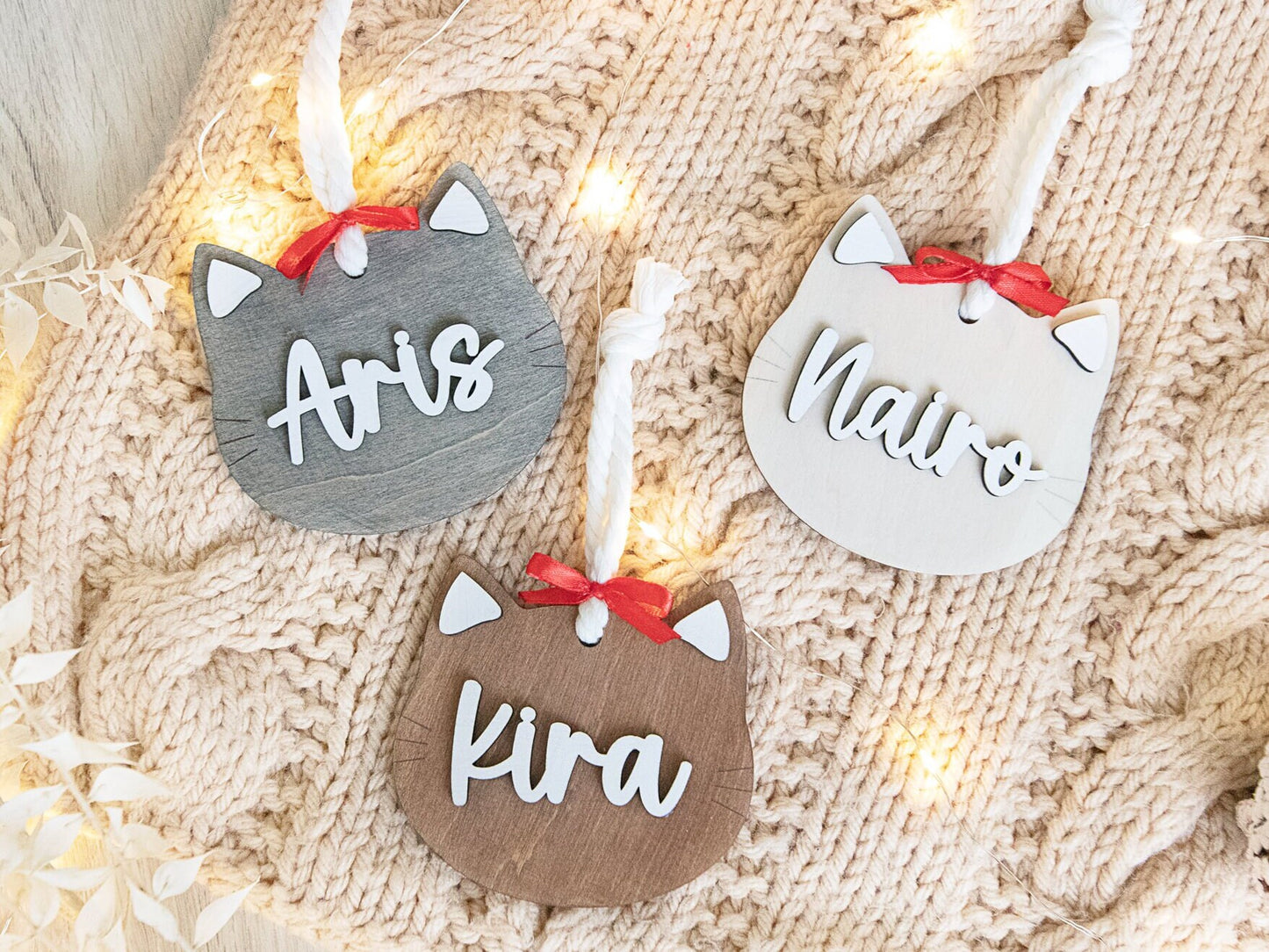 Weihnachtsbaumanhänger für Katzen