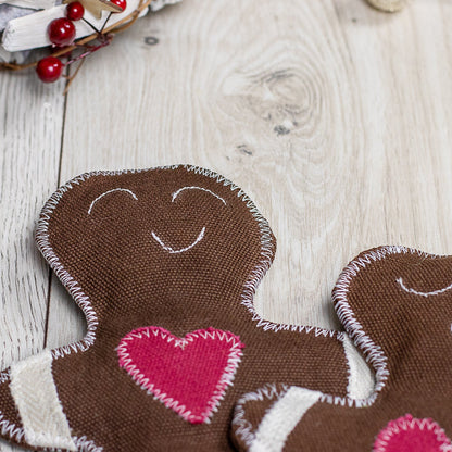 Lebkuchenmann Hundespielzeug zu Weihnachten