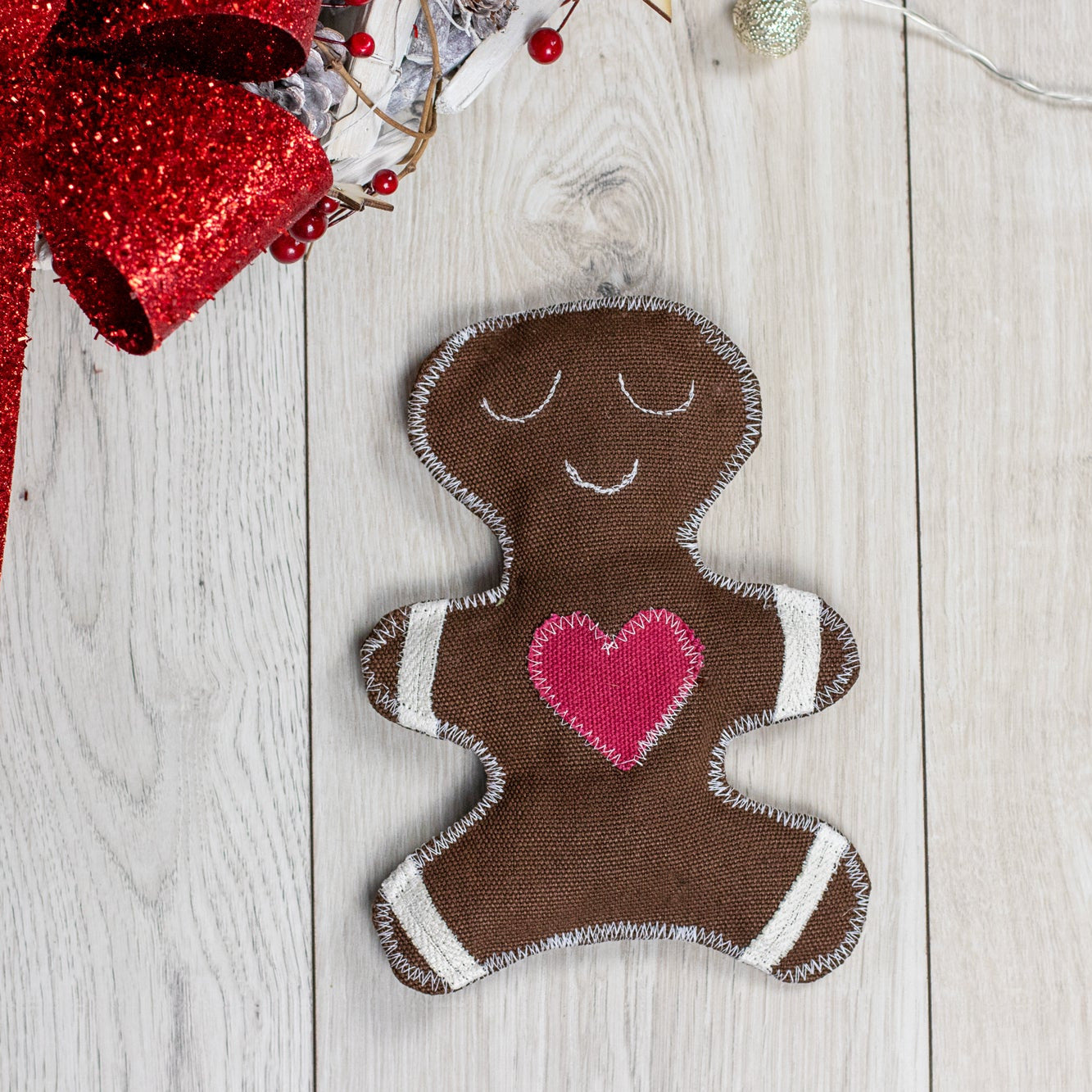 Lebkuchenmann Hundespielzeug zu Weihnachten