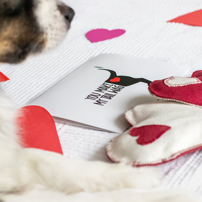 Hundespielzeug Herz Geschenk Valentinstag